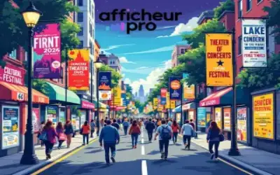 Service d'affichage événementiel professionnel à Angoulême Charente - Collage d'affiches festivals concerts