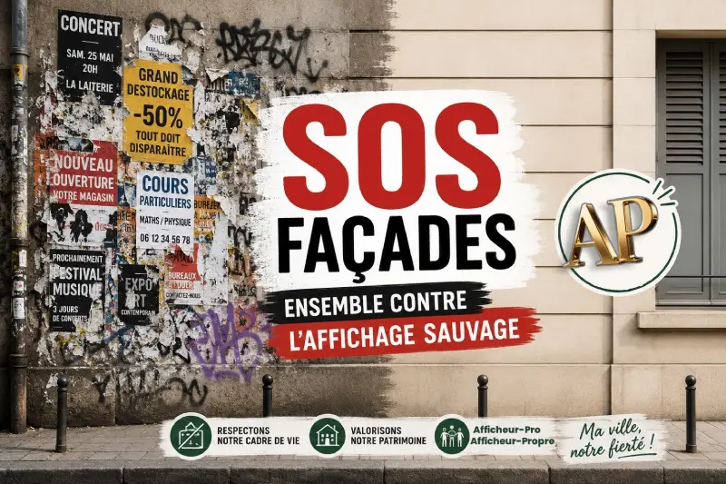 L'affichage sauvage est interdit