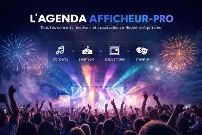 Lancement de l'agenda des événements en Charente et Nouvelle-Aquitaine par Afficheur-Pro