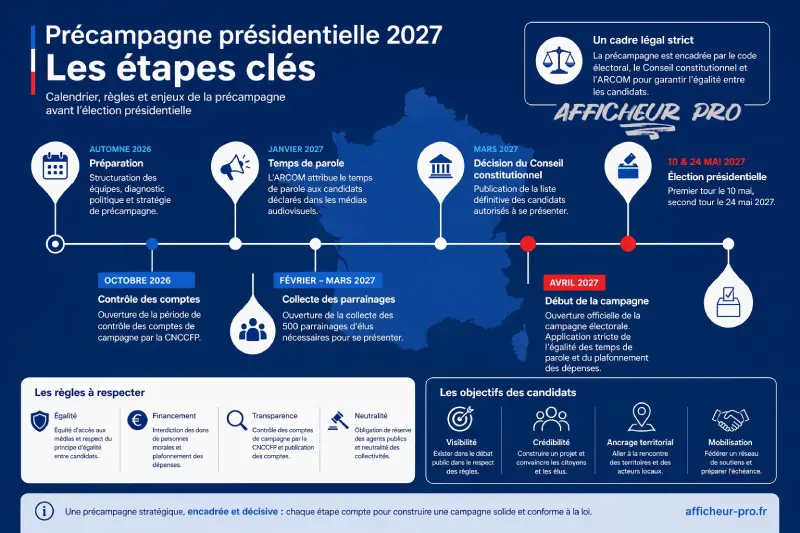 Précampagne présidentielle 2027 et affichage politique en Charente